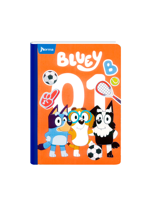 Cuaderno Cosido Bluey 100 Hojas Líneas 6