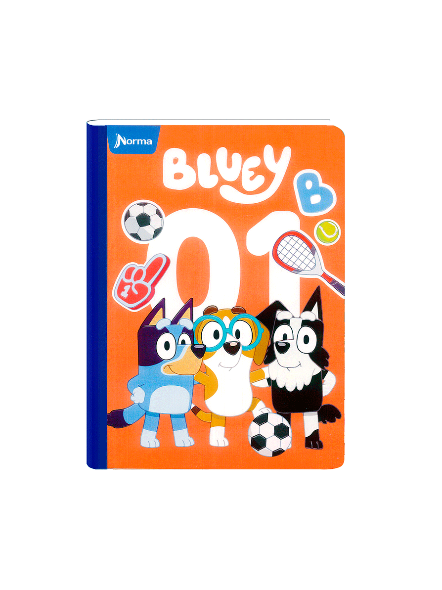 Cuaderno Cosido Bluey 100 Hojas Líneas 6