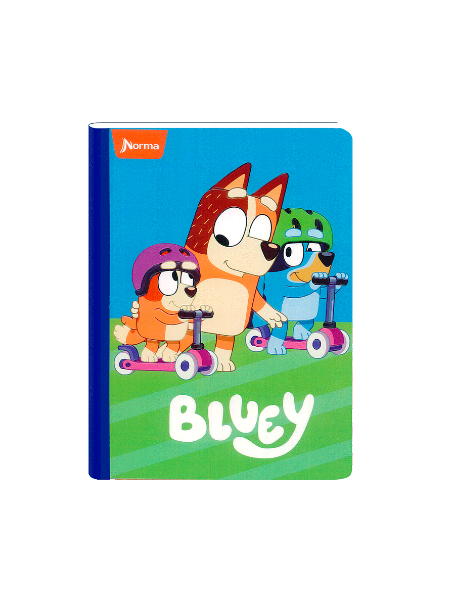 Cuaderno Cosido Bluey 100 Hojas Líneas 7