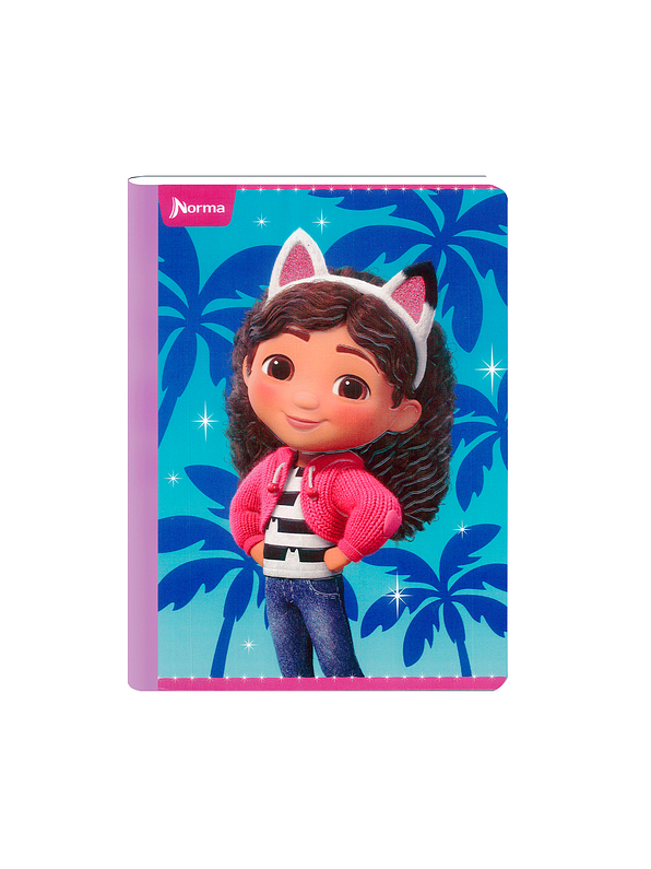 Cuaderno Cosido Gabby's DollHouse 100 Hojas Cuadros  4