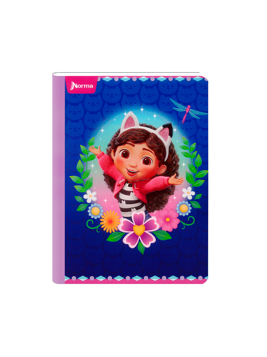 Cuaderno Cosido Gabby's DollHouse 100 Hojas Cuadros  9
