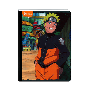 Cuaderno Cosido Naruto 50 Hojas Cuadros 