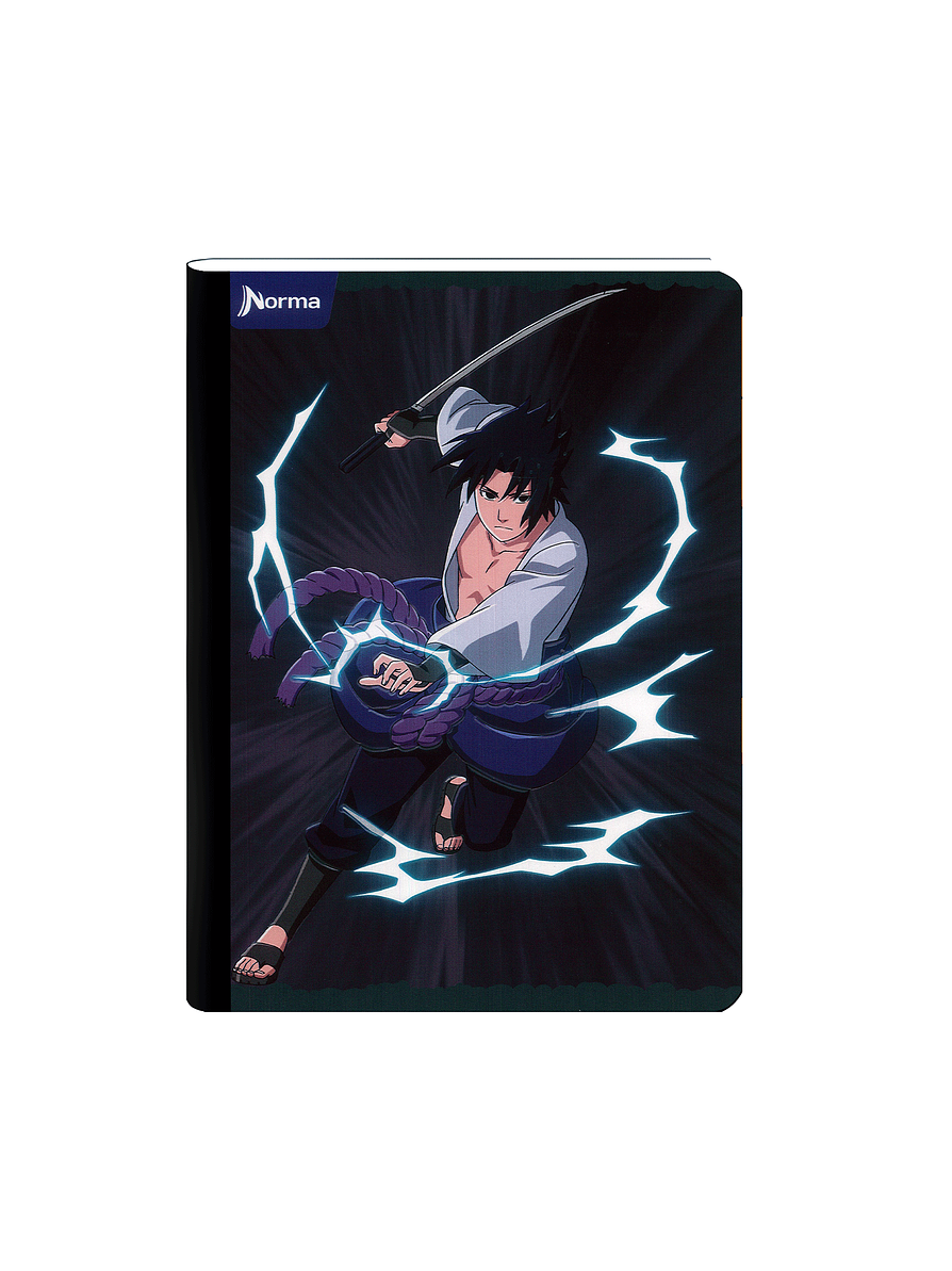 Cuaderno Cosido Naruto 50 Hojas Cuadros  7