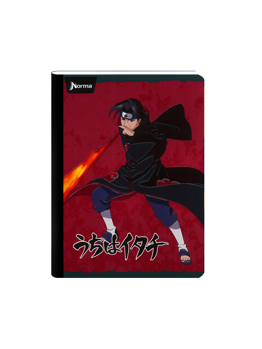 Cuaderno Cosido Naruto 50 Hojas Cuadros  8