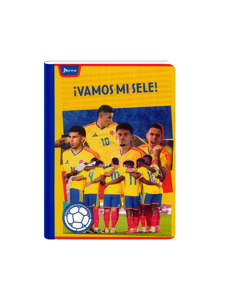 Cuaderno Cosido Norma Seleccion Colombia 100 Hojas Lineas 1