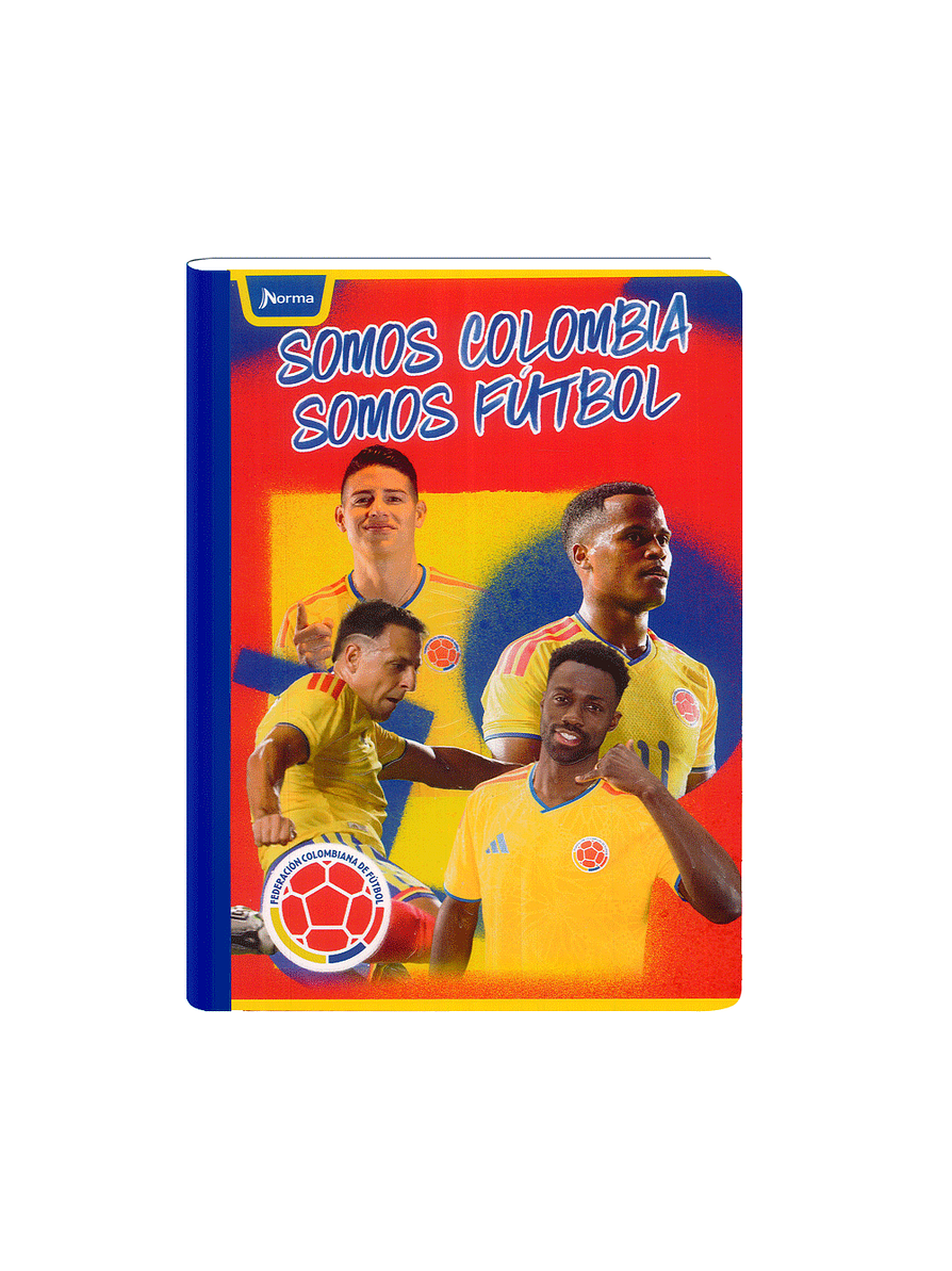 Cuaderno Cosido Norma Seleccion Colombia 100 Hojas Lineas 3