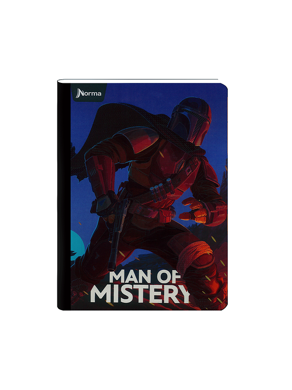 Cuaderno Cosido The Mandalorian 100 Hojas Cuadros  2