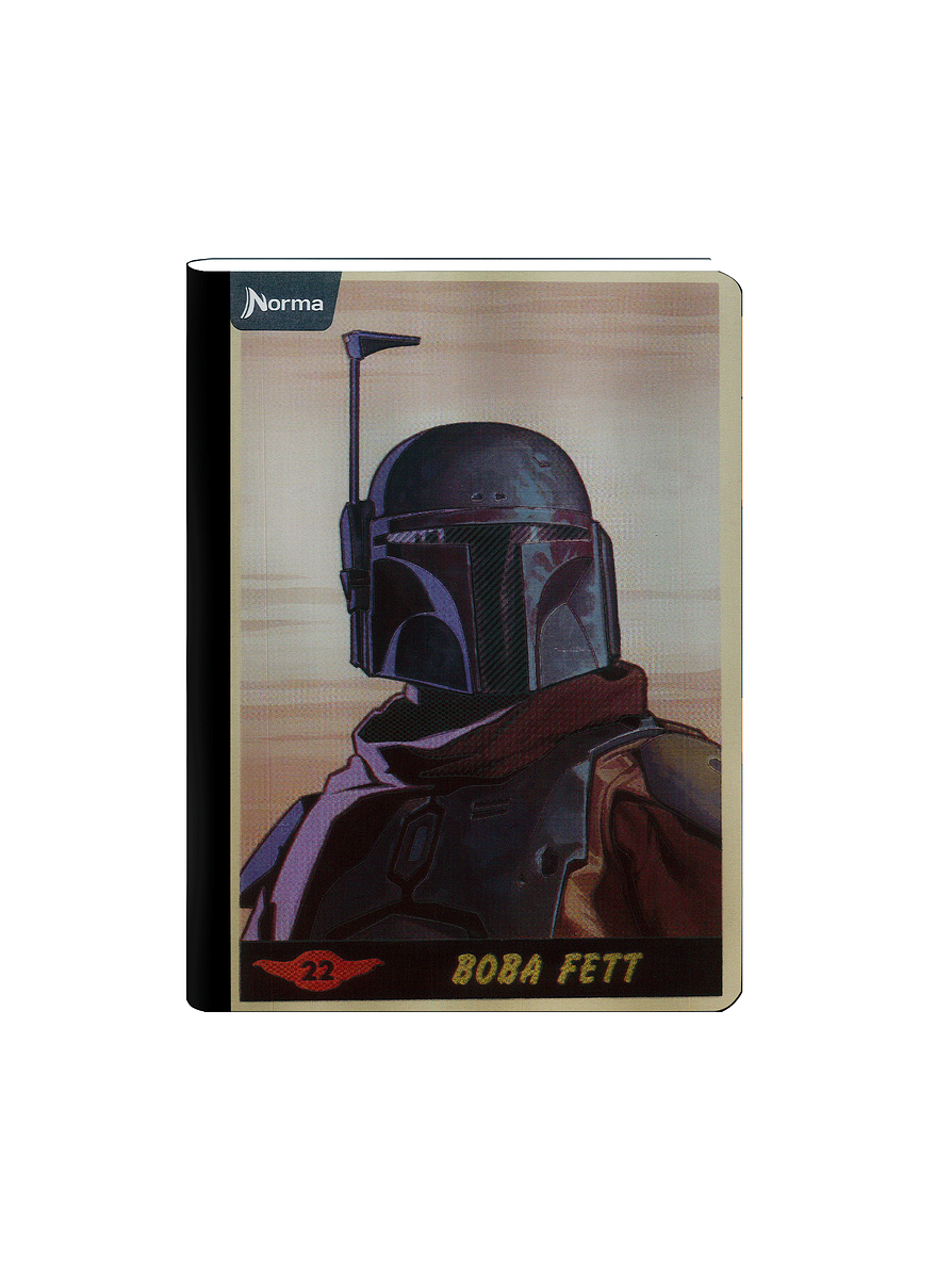 Cuaderno Cosido The Mandalorian 100 Hojas Cuadros  4