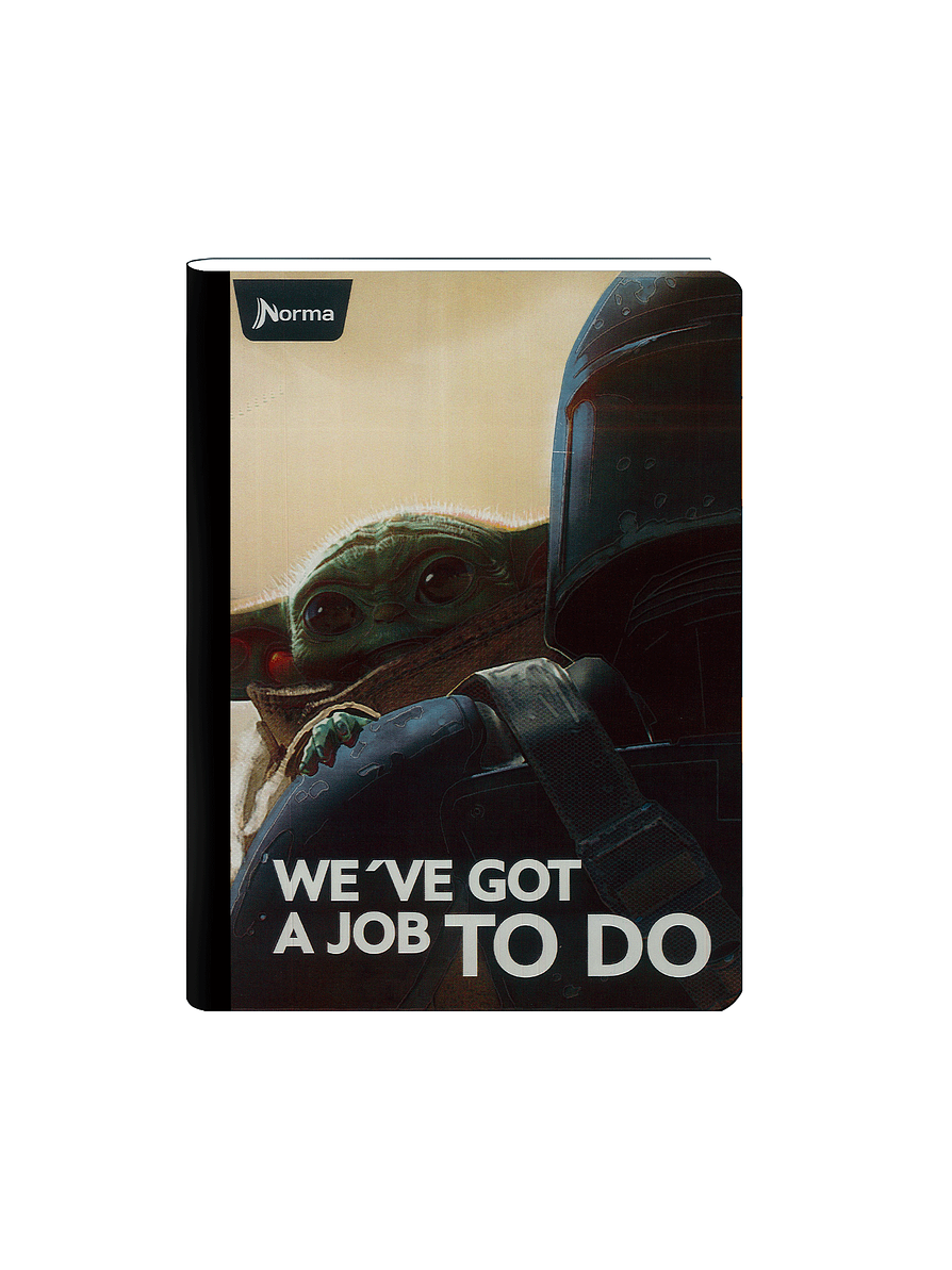 Cuaderno Cosido The Mandalorian 100 Hojas Cuadros  7