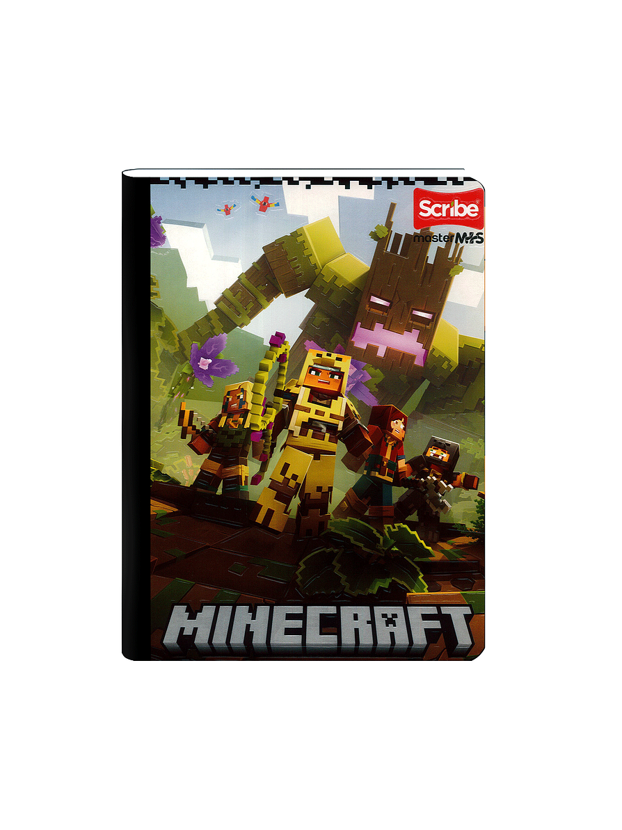 Cuaderno Cosido Minecraft 50 Hojas Cuadros  1