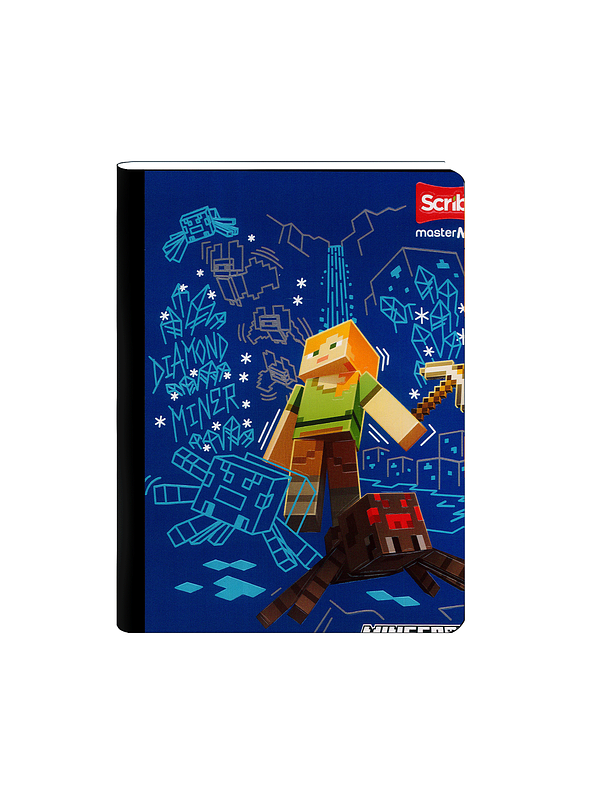 Cuaderno Cosido Minecraft 50 Hojas Cuadros  2