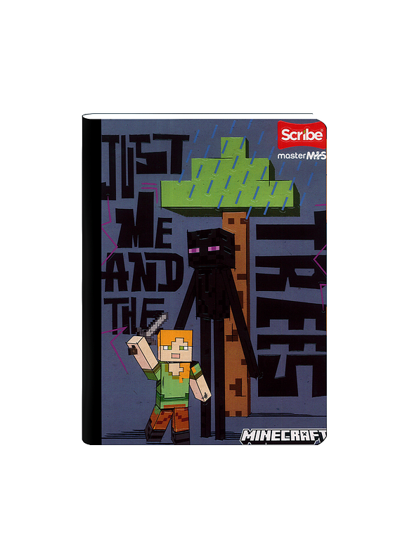 Cuaderno Cosido Minecraft 50 Hojas Cuadros  4