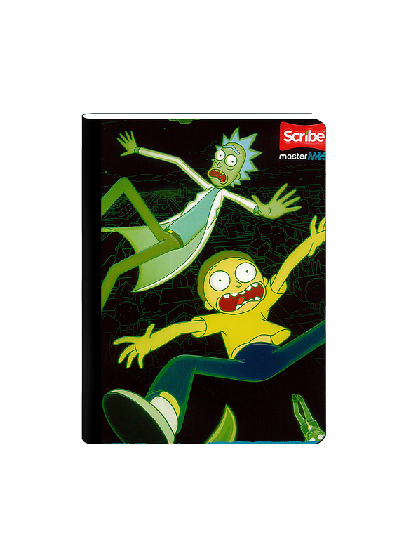 Cuaderno Cosido Scribe Ricky and Morty 100 Hojas Doble Linea 3