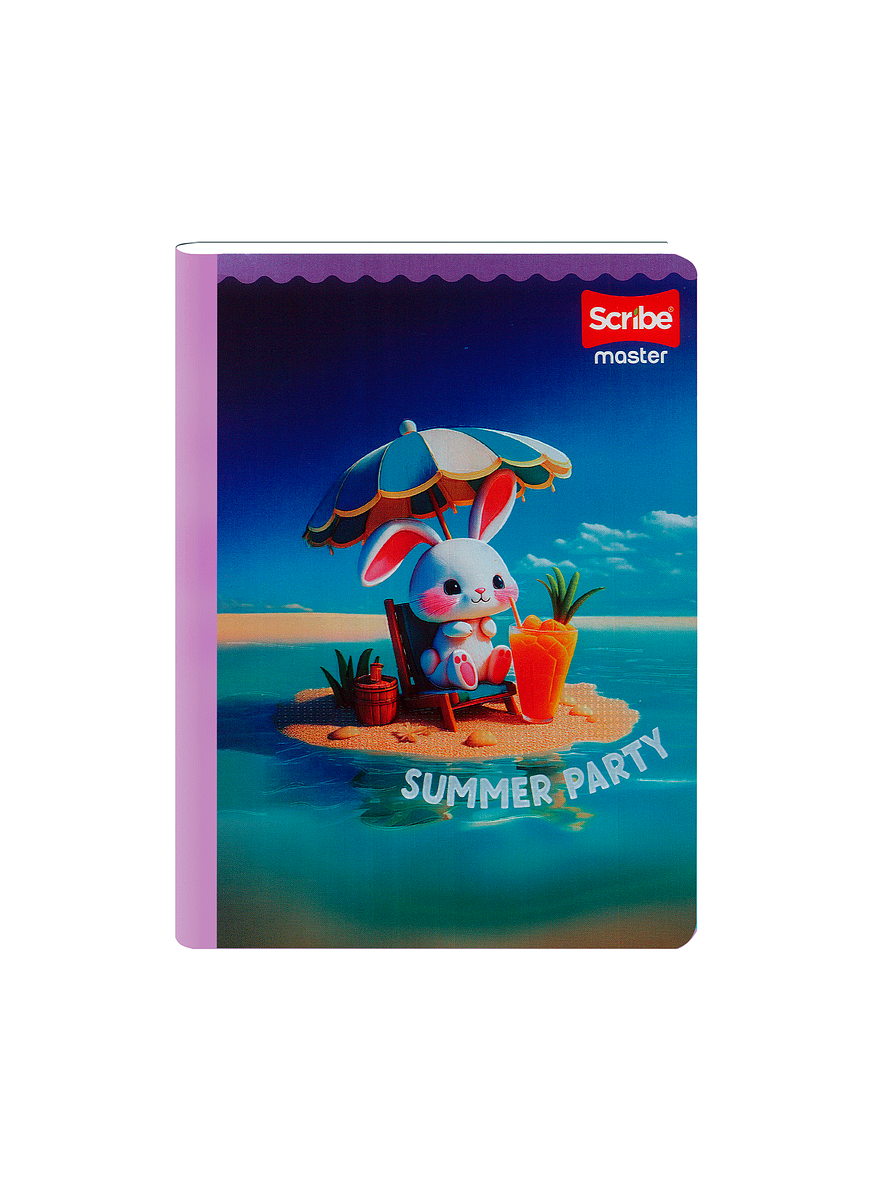 Cuaderno Cosido Master Mas Femenino 100 Hojas Cuadros 1