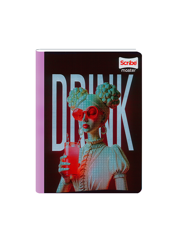 Cuaderno Cosido Master Mas Femenino 100 Hojas Cuadros 6