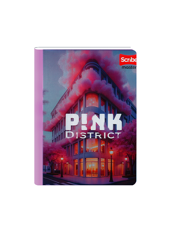 Cuaderno Cosido Master Mas Femenino 100 Hojas Cuadros 8