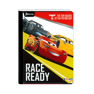 Cuaderno Cosido Norma Cars 50 Hojas Cuadros