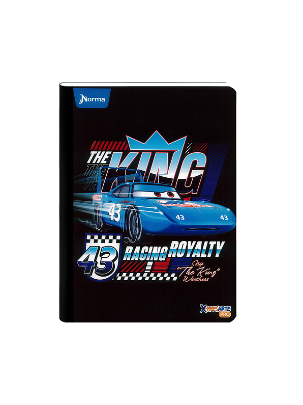 Cuaderno Cosido Norma Cars 50 Hojas Cuadros 9