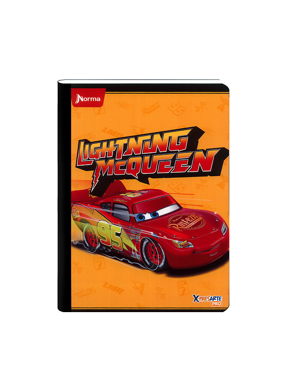 Cuaderno Cosido Norma Cars 50 Hojas Cuadros 11