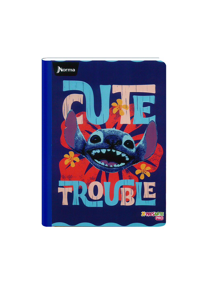 Cuaderno Cosido Norma X-Presarte Stitch 50 Hojas Cuadros 1