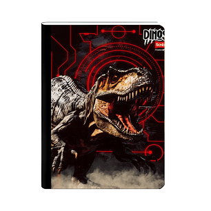 Cuaderno Cosido Scribe Dinos 100 Hojas Cuadros