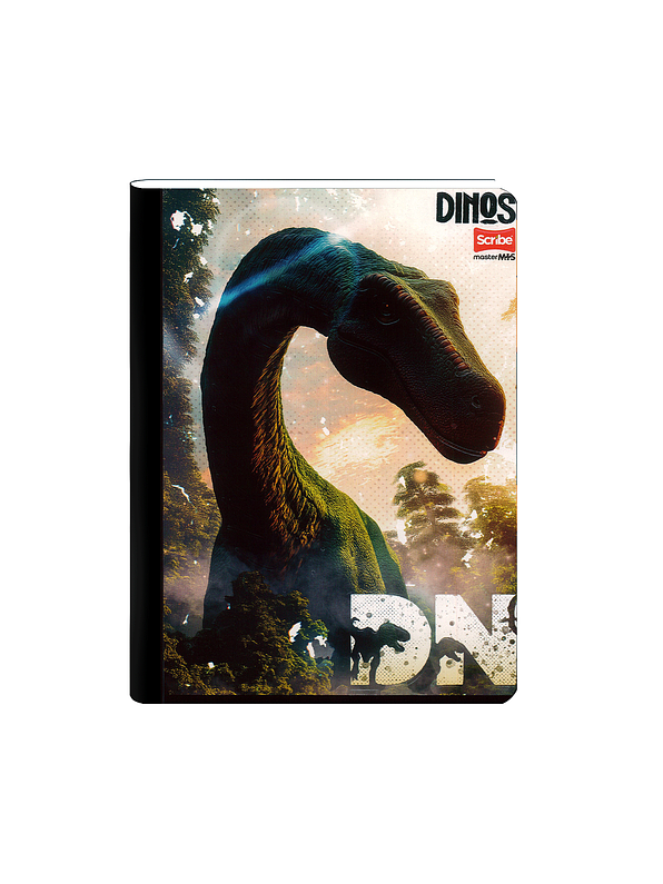 Cuaderno Cosido Scribe Dinos 100 Hojas Cuadros 4
