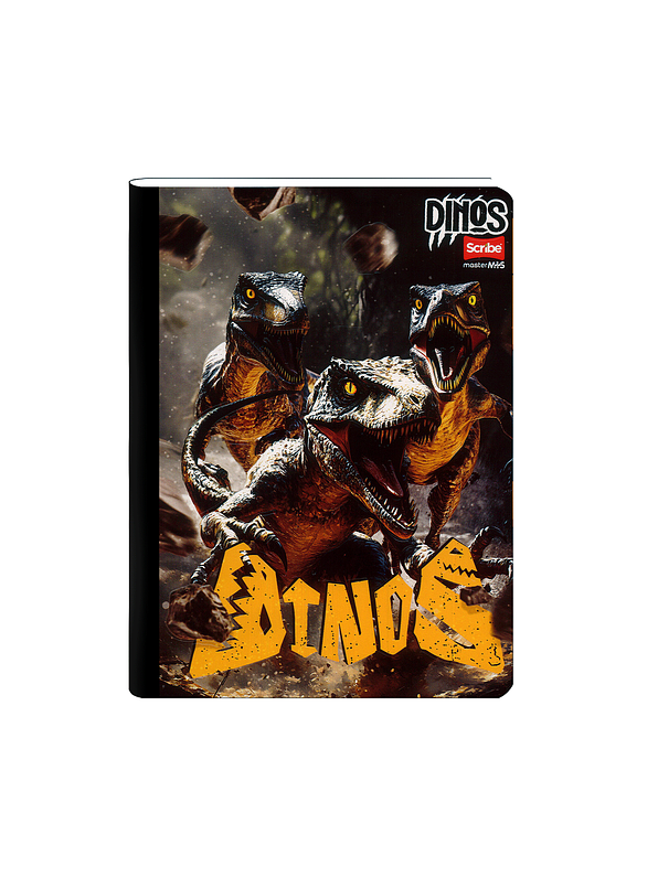 Cuaderno Cosido Scribe Dinos 100 Hojas Cuadros 6