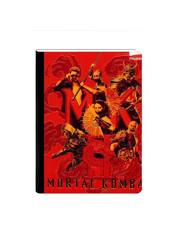 Cuaderno Cosido Scribe Mortal Kombat 50 Hojas Cuadros 6