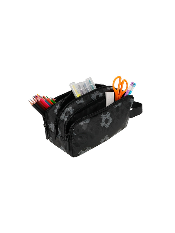 Cartuchera Xtrem University Negra Fútbol  3