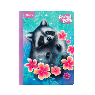 Cuaderno Cosido Norma Animal Book 100 Hojas Cuadros 
