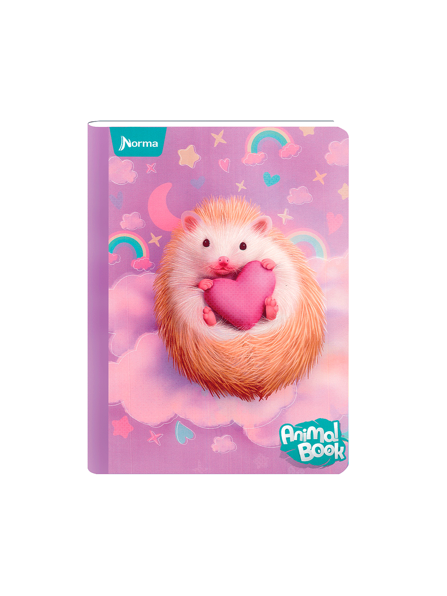 Cuaderno Cosido Norma Animal Book 100 Hojas Cuadros  5