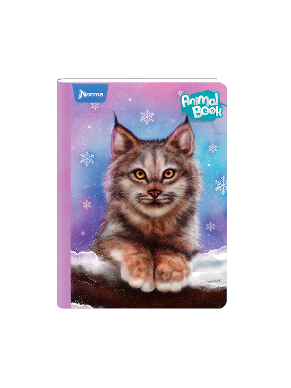 Cuaderno Cosido Norma Animal Book 100 Hojas Cuadros  6