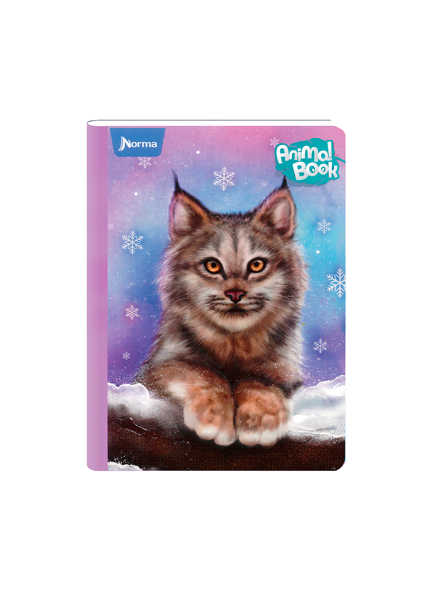 Cuaderno Cosido Norma Animal Book 100 Hojas Cuadros  6