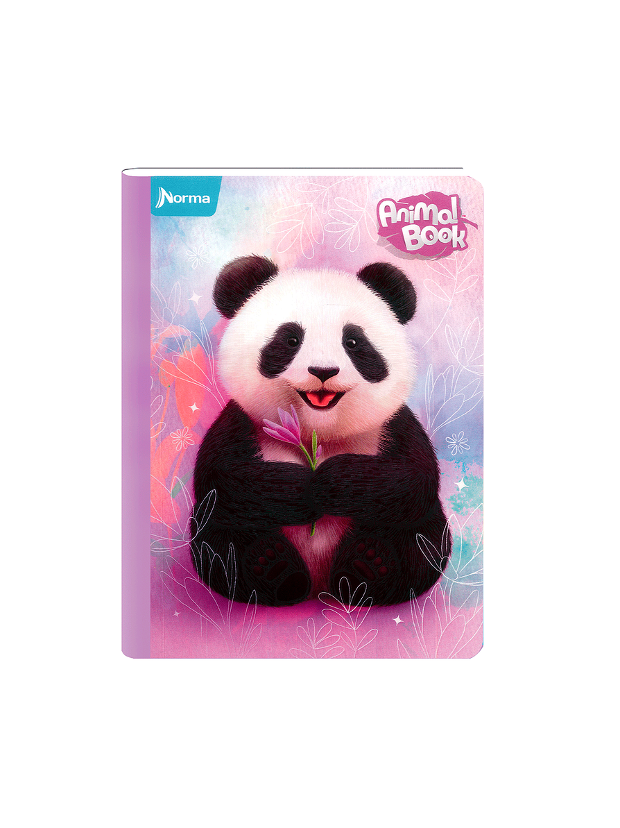 Cuaderno Cosido Norma Animal Book 100 Hojas Cuadros  8
