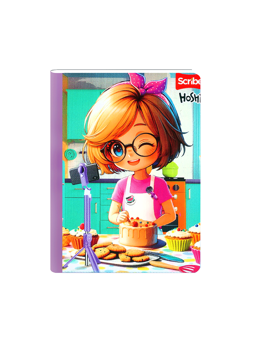 Cuaderno Cosido Scribe Hoshi 50 Hojas Lineas 6