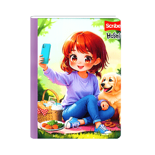 Cuaderno Cosido Scribe Hoshi 50 Hojas Lineas