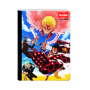 Cuaderno Cosido One Piece 100 Hojas Cuadros