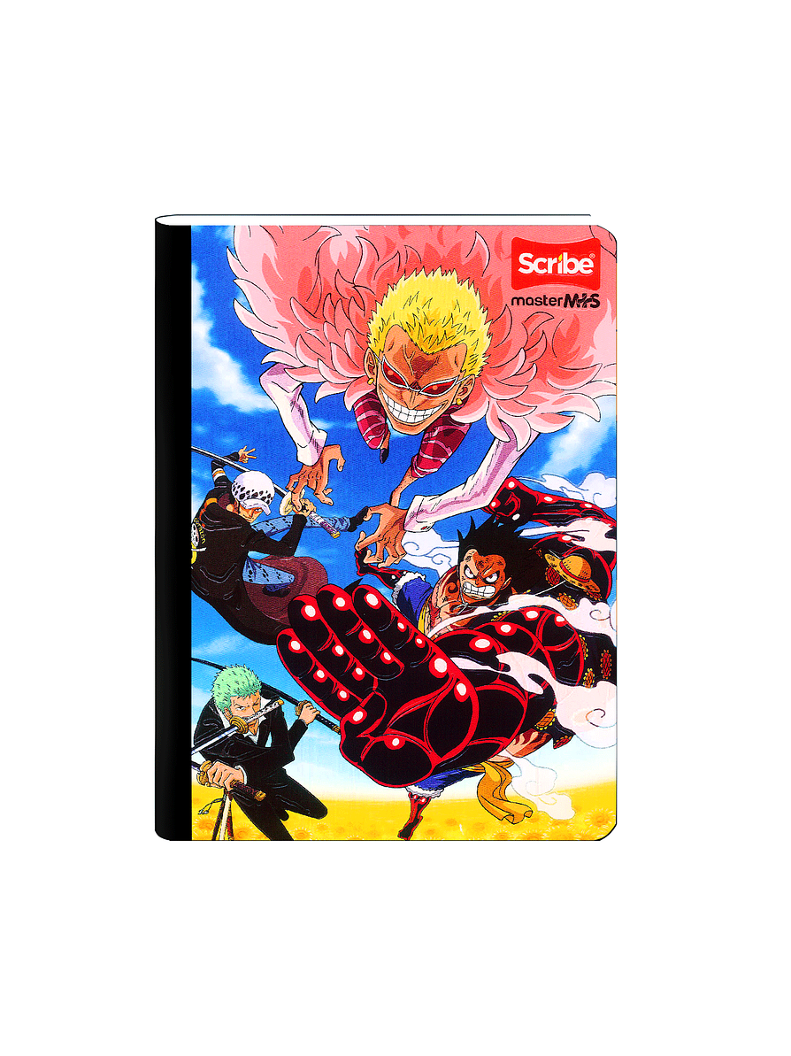 Cuaderno Cosido One Piece 100 Hojas Cuadros 2
