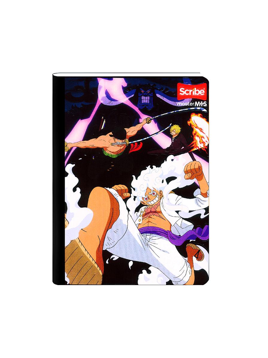 Cuaderno Cosido One Piece 100 Hojas Cuadros 3