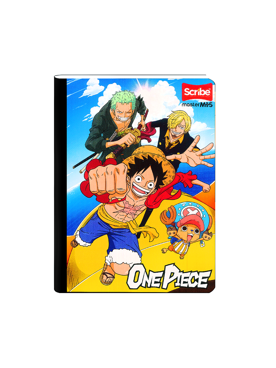 Cuaderno Cosido One Piece 100 Hojas Cuadros 1