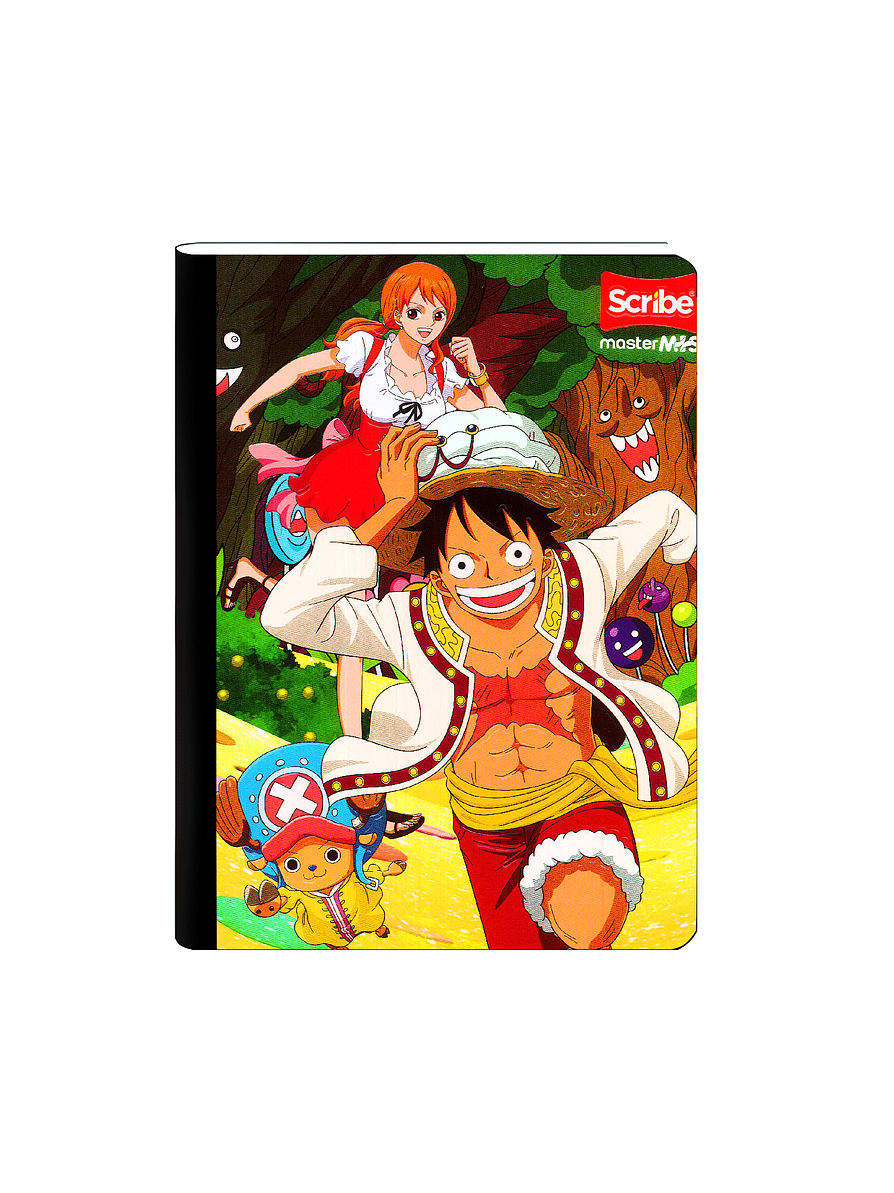 Cuaderno Cosido One Piece 100 Hojas Cuadros 5