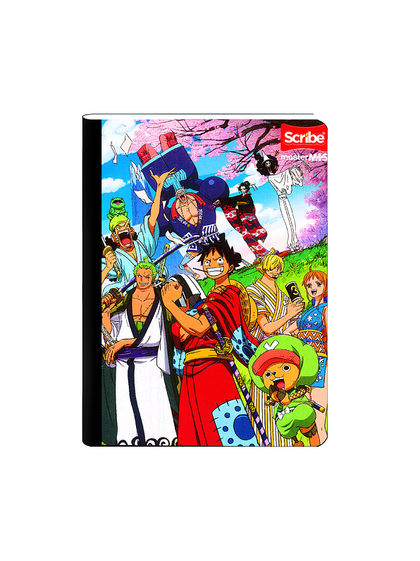 Cuaderno Cosido One Piece 100 Hojas Cuadros 7