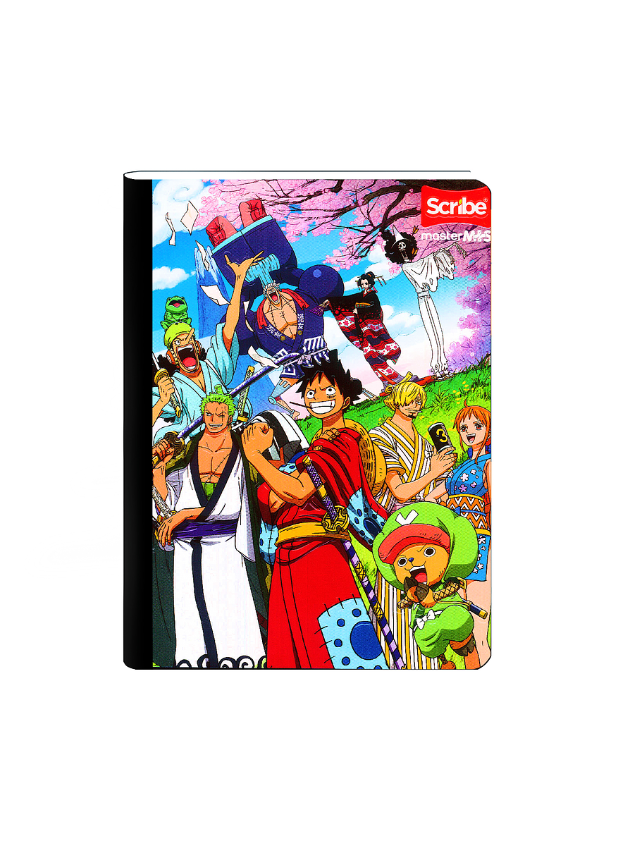 Cuaderno Cosido One Piece 100 Hojas Cuadros 7