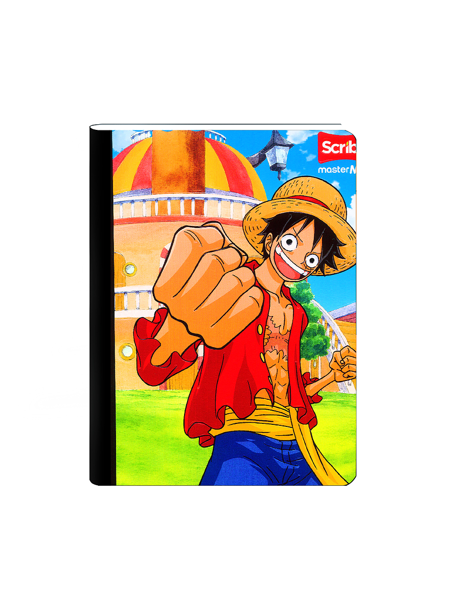 Cuaderno Cosido One Piece 100 Hojas Cuadros 8