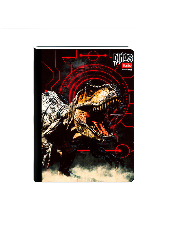 Cuaderno Cosido Dinos 50 Hojas Cuadros 2