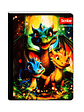 Cuaderno Cosido Scribe Dragones 50 Hojas Cuadros - Miniatura 3