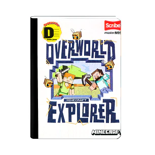 Cuaderno Cosido Minecraft 100 Hojas Doble Línea