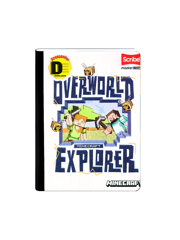 Cuaderno Cosido Minecraft 100 Hojas Doble Línea 2