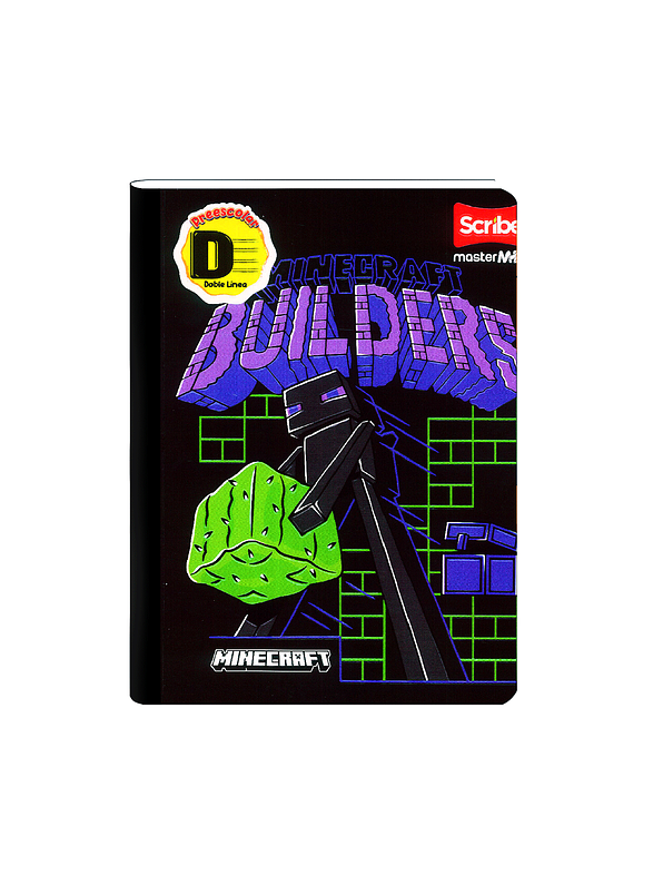 Cuaderno Cosido Minecraft 100 Hojas Doble Línea 3