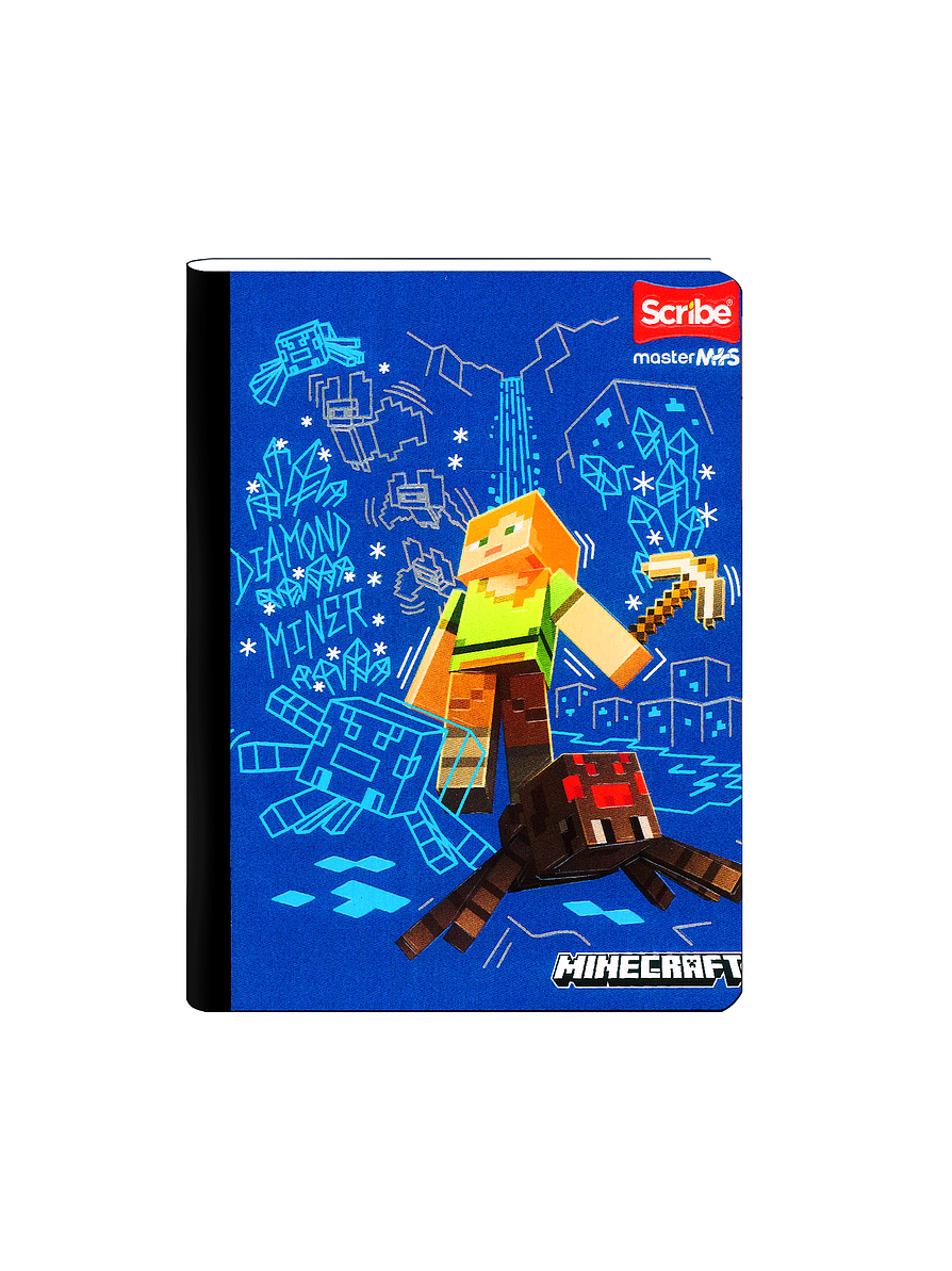 Cuaderno Cosido Scribe Minecraft 100 Hojas lineas 5